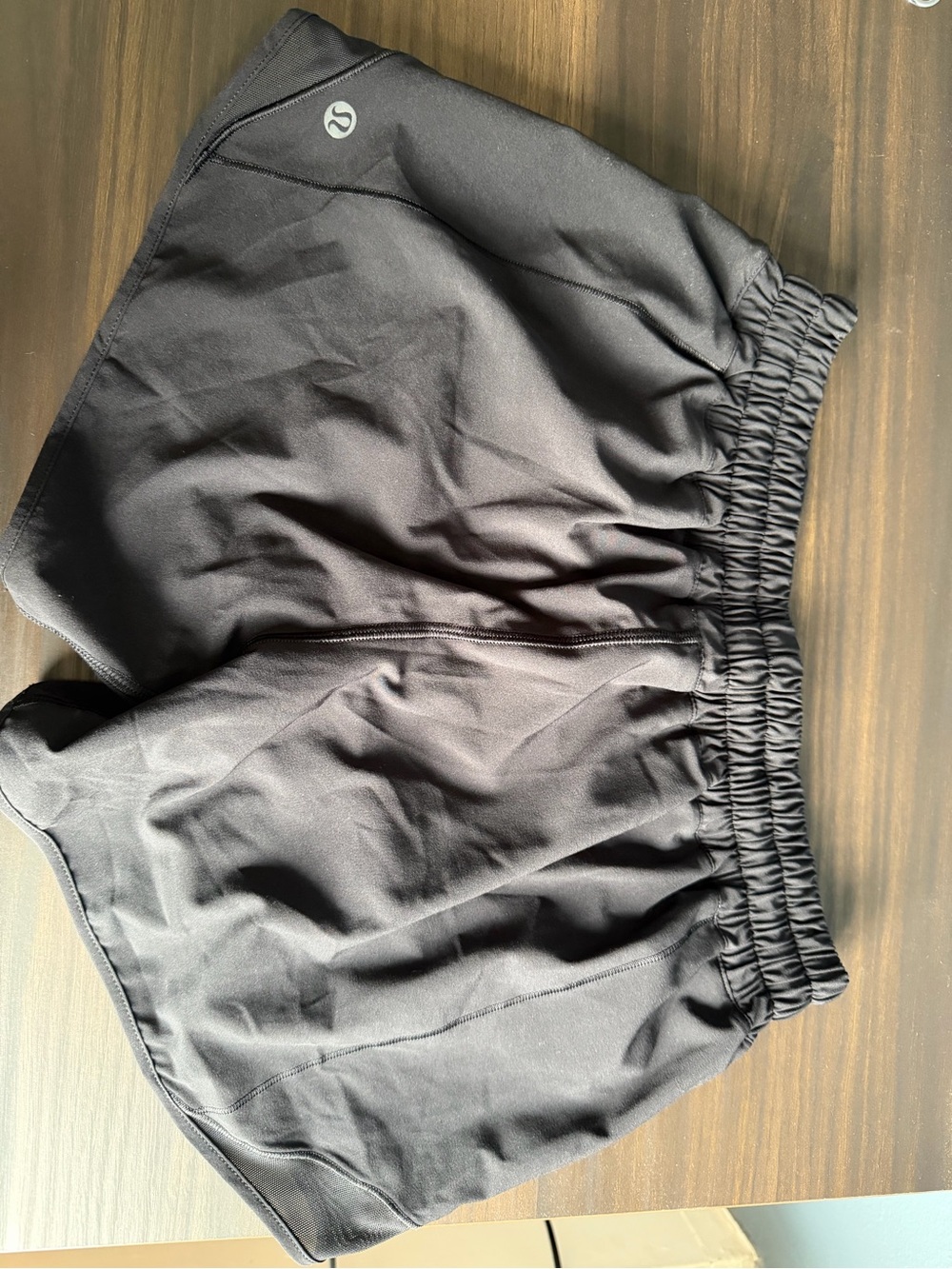 lululemon athletica Black Athletic Running Shorts - Picture 6 of 12